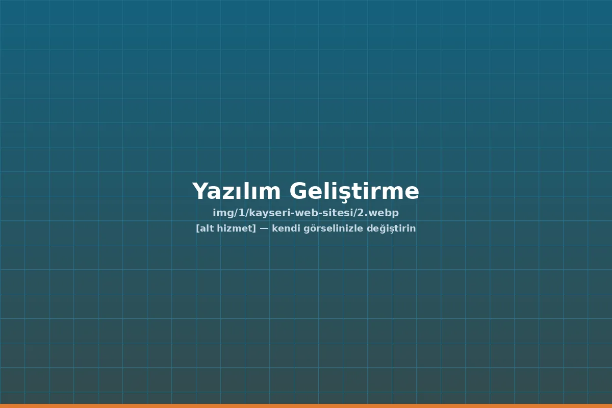 Üretim ve maliyet takibi — kayseri özel yazılım | ACC Teknoloji Kayseri