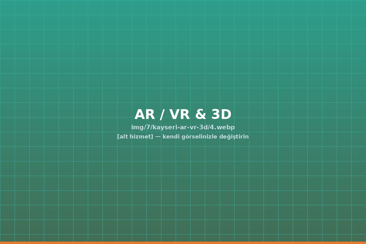 VR eğitim ve simülasyon — kayseri artırılmış gerçeklik | ACC Teknoloji Kayseri